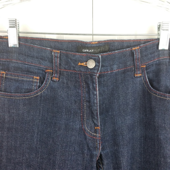 Great Plains British 5 Pocket Flare Jeans EUC 4 - Picture 2 of 8